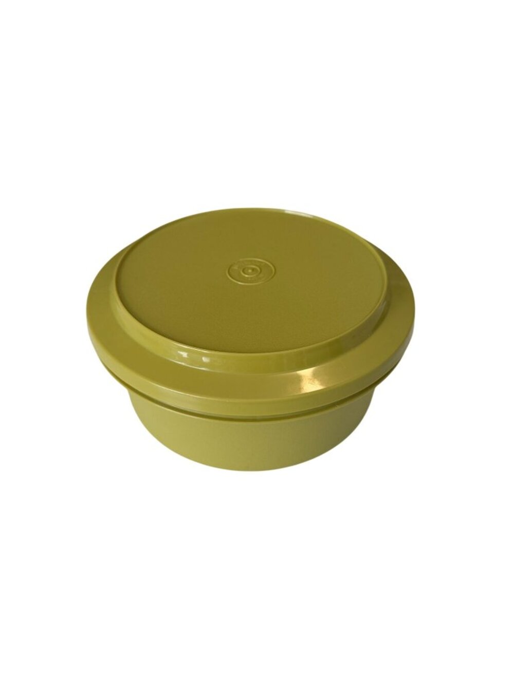 Tupperware Avocado Green Snap On Seal 'n Serve Top Food Container